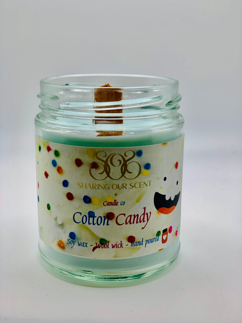Carnival Cotton Candy Pearl Candle